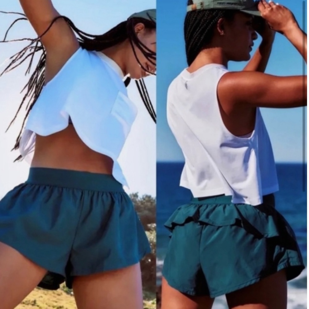 NWOT Free people movement “feelin it femme” athletic running shorts